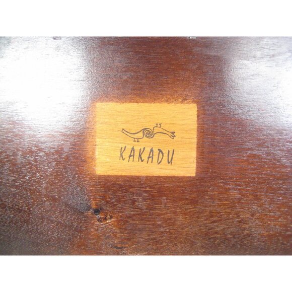 Kakadu Trivet 3 Section Tray Hand Painted Kitchen Decor Home Israel Vintage - Picture 6 of 16